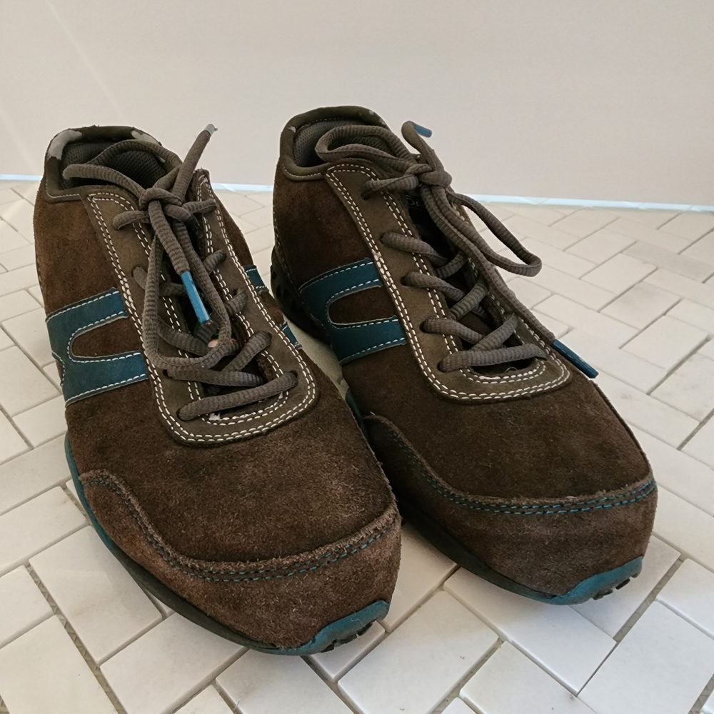 Dakota Shoes 6.5 Black Blue Leather Nubuck  Armourflex Puncture Resistant